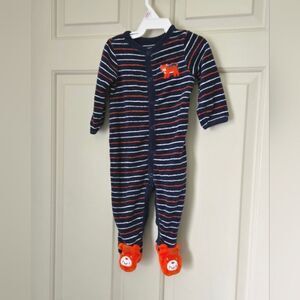2/$15 Carters Terry Cloth Sleeper Size 6